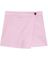 MSGM - Button Wrap Shorts - Lyst
