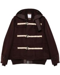 Sacai - Hooded Toggle Jacket - Lyst