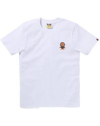 A Bathing Ape - Embroidery-Detail T-Shirt - Lyst