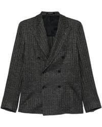 Tagliatore - Double-Breasted Pinstripe Jacket - Lyst