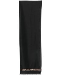 Emporio Armani - Logo-Print Scarf - Lyst