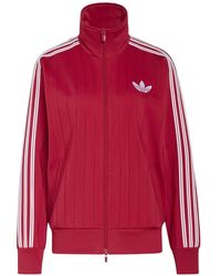 adidas - Stripe-Detail Zip-Up Track Jacket - Lyst