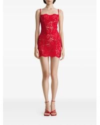 2310 STUDIO - Lace-Detail Mini Dress - Lyst