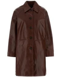 Soeur - Logan Leather Coat - Lyst