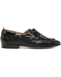 Officine Creative - Twist 001 Lace-Up Leather Boat Shoes - Lyst