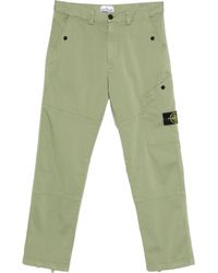 Stone Island - ロゴパッチ パネル パンツ - Lyst
