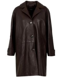 Weekend by Maxmara - Camino Buttoned Coat - Lyst