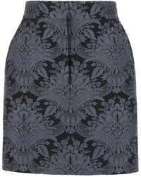 Max Mara - Mini-Rok Met Jacquard - Lyst