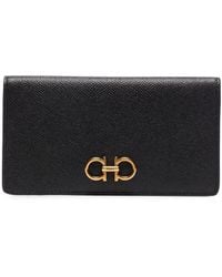 Ferragamo - Continental Grained Leather Wallet - Lyst