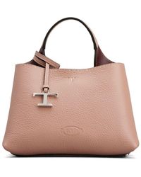 Tod's - Bauletto Leather Tote Bag - Lyst