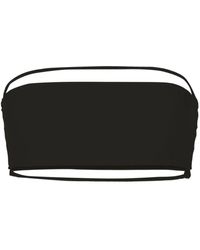 Gloria Coelho - Top de bikini estilo bandeau - Lyst