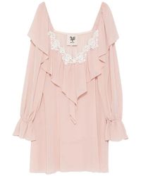 Aniye By - Teodora Lace Mini Dress - Lyst