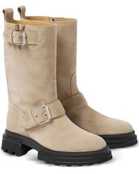 Hogan - Suede Chelsea Boots - Lyst