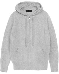 Vera Wang - Heidi Knitted Zip-Up Hoodie - Lyst