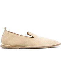 Marsèll - Strasacco Round-toe Suede Loafers - Lyst