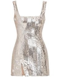 Galia Lahav - Gaia Floral Embellished Mini Dress - Lyst