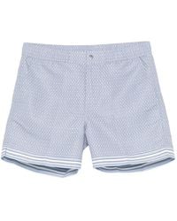 CHE - Lucena Geometric-Print Swim Shorts - Lyst