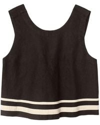 Xirena - Leni Striped-Trim Top - Lyst