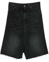 Maison Margiela - Raw-Edge Denim Shorts - Lyst