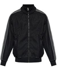 adidas - Side-Stripe Zip-Fastening Jacket - Lyst