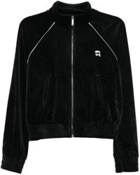 KARL LAGERFELD - Ikon Cropped Jacket - Lyst