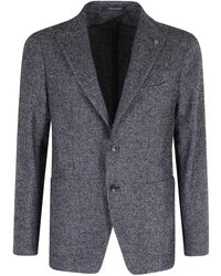 Tagliatore - Buttoned Single-Breasted Blazer - Lyst