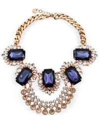 Anton Heunis - Leto Crystal-Embellished Curb-Link Necklace - Lyst