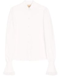 Valentino Garavani - Embroidered Poplin Shirt - Lyst