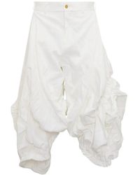 Comme des Garçons - Ruched Gathered-Detail Shorts - Lyst