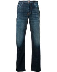 Emporio Armani - Straight Fit Jeans - Lyst