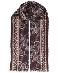 Al Duca d'Aosta - Paisley-Print Wool Scarf - Lyst