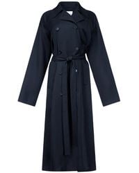 FFORME - Leonie Double-Breasted Trench Coat - Lyst