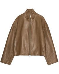 Remain - Zip-Front Leather Jacket - Lyst