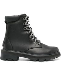 Sorel - Lennox Leather Ankle Boots - Lyst