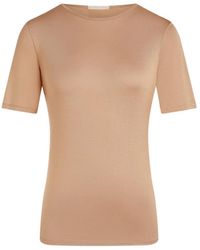 12 STOREEZ - Cassiopeia Zijden T-Shirt - Lyst