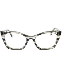 KARL LAGERFELD - Cat-Eye Frame Glasses - Lyst