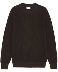 Les Deux - Ribbed-Knit Crew-Neck Sweater - Lyst