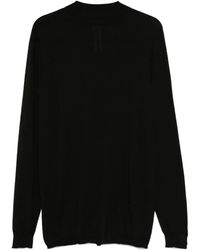 Rick Owens - Long-Sleeved Wool T-Shirt - Lyst
