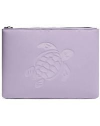Vilebrequin - Turtle Embossed Clutch - Lyst