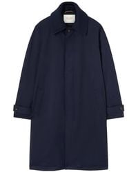 RETORI - Detachable-Collar Wool-Gabardine Coat - Lyst