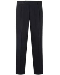 ZEGNA - Pleated Straight-Leg Trousers - Lyst