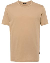 7 For All Mankind - T-shirt en coton à col rond - Lyst