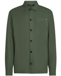 KARL LAGERFELD - Buttoned Overshirt - Lyst