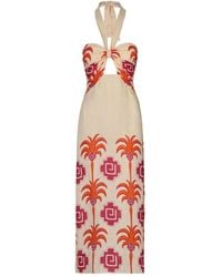 Johanna Ortiz - Robe Mi-Longue Water Adventure À Dos-Nu - Lyst