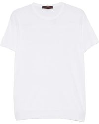 Jeordie's - Crew-Neck Short-Sleeve Cotton T-Shirt - Lyst