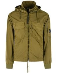 C.P. Company - Chrome-R Lens-Detail Hooded Jacket - Lyst