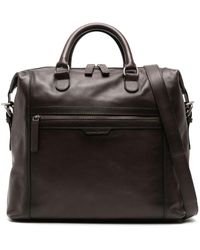 Officine Creative - Faded-effect Leather Tote Bag - Lyst