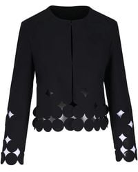 Akris Punto - Cut-Out Cropped Jacket - Lyst