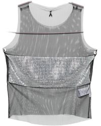 Patrizia Pepe - Top de tirantes con strass - Lyst