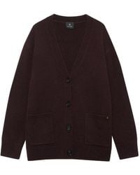 Anine Bing - Cardigan Mit Geknöpfter Tasche - Lyst